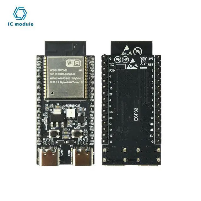 Alt view image 6 of 6 - ESP32-C5-H4 Dual Band 6 Development Board with Bluetooth 5 LE RISC-V MCU for Home and Industrial IoT