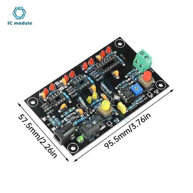 Alt view image 6 of 6 - DC 12V T2 Operational Amplifier High Speed Low Speed Operational Amplifier Tester Single Op Amps Dual Op Amps Quad Op Amps