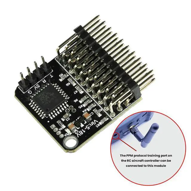 Alt view image 3 of 3 - 8-Channel Signal Converter PWM Conversion Module for FPV Drones CRSF/PWM/SBUS/PPM Protocol Automatic Conversion