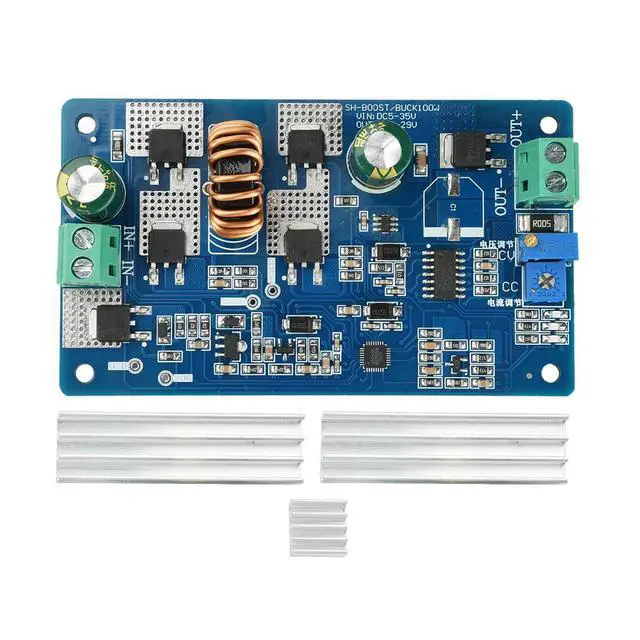 Alt view image 3 of 3 - DC 5-35V to DC 2.5-30V 10A Step Up Down Board Buck Converter Constant Current Reguator LED Driver Module DIY Electronic Kit