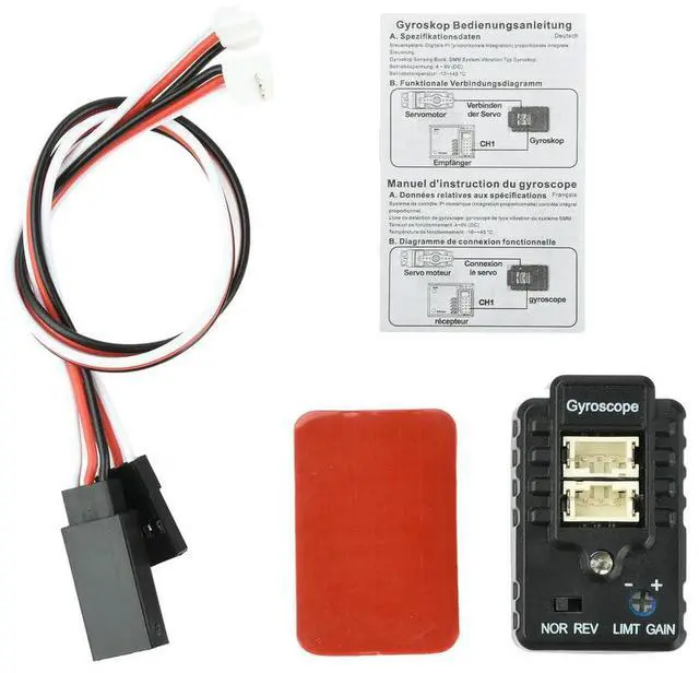 Main image of Dual-Axis Gyroscope Stabilization Module for RC Drift Cars Ultra-Compact Design Easy Setup