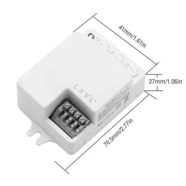 Alt view image 3 of 3 - AC 220V-240V 2-8 Meters 5.8Ghz Radar Body Sensor Switch Automatic Home Staircase Corridor Corridor Mini Microwave Sensor Module
