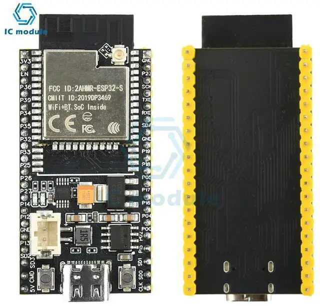 Alt view image 2 of 3 - ESP32 Development Board 2.4G Module with Interface Onboard ESP32-S Module IPEX External Antenna Type C interface