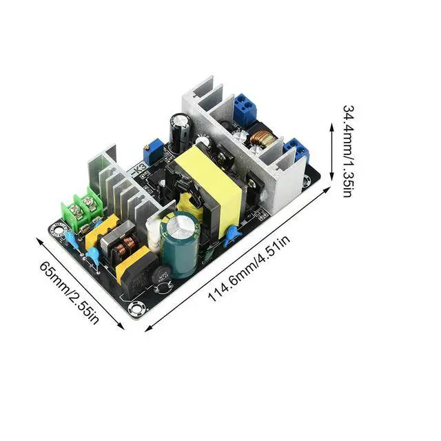 Alt view image 2 of 3 - AC 100-240V/DC 141-339V to 18-33V/1.25-31V Switch Power Supply 180W Power Module Buck Converter Dual output Electronic Kit