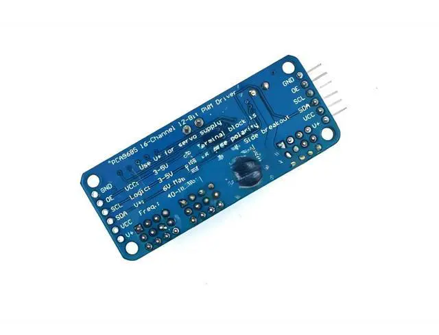 Alt view image 2 of 3 - 16 channel PWM servo drive board PCA9685 controller robot IIC suitable for MG90S SG90 MG995
