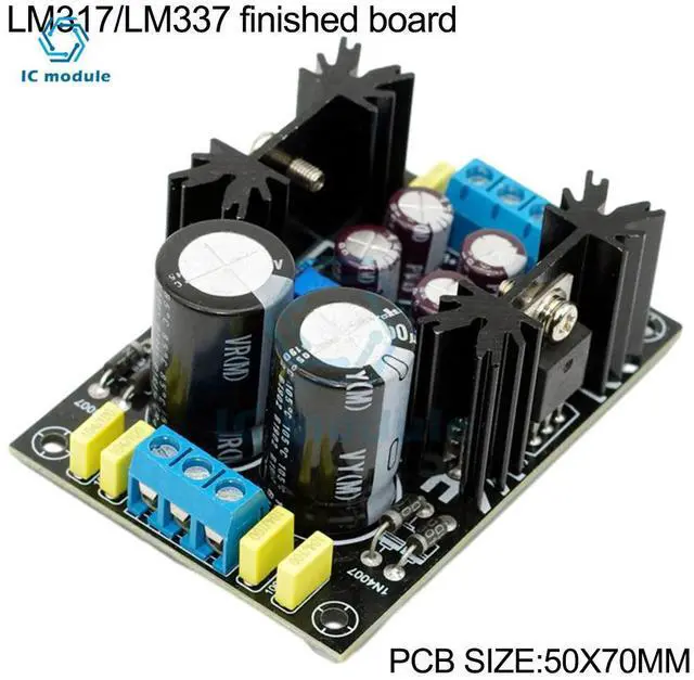 Main image of AC-DC LM317 LM337 Adjustable Voltage Regulator Power Supply Positive Negative Dual Power 5V 12V 24V PCB