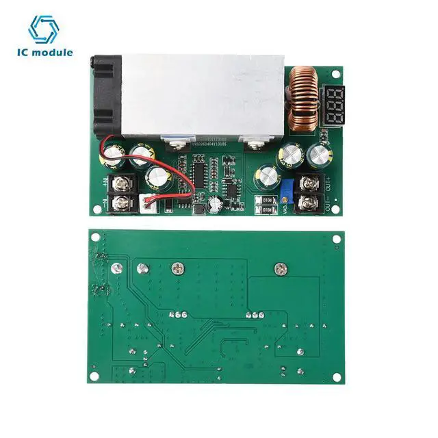 Alt view image 2 of 3 - 600W DC-DC Step-Down Power Supply Module Adjustable 12V-75V to 5V-60V 25A High Power with Voltage Display 5V 19V 21V 24V 48V