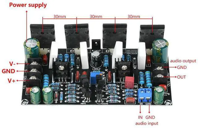 Main image of 200W 1943 + 5200 High Mono Power Tube Finished Amplifier Board Electronic Component Kit