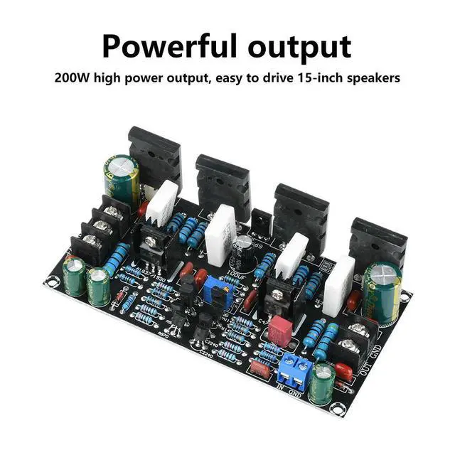 Alt view image 3 of 3 - 200W 1943 + 5200 High Mono Power Tube Finished Amplifier Board Electronic Component Kit