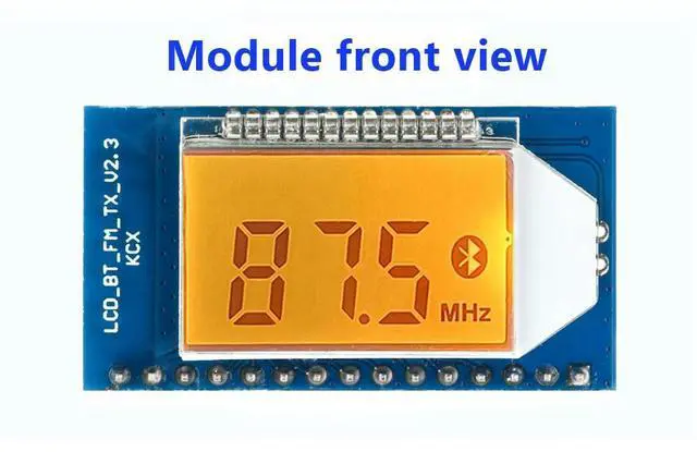 Main image of FM Stereo Audio Transmitter Circuit Board Module Bluetooth Forwarding Distance 500m 76-108MHz FM Station Digital Display Module