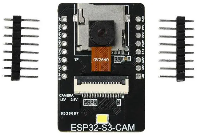 Main image of ESP32-S3-CAM Bluetooth AI Vision Module with Type C Interface for Face Detection and Color Recognition
