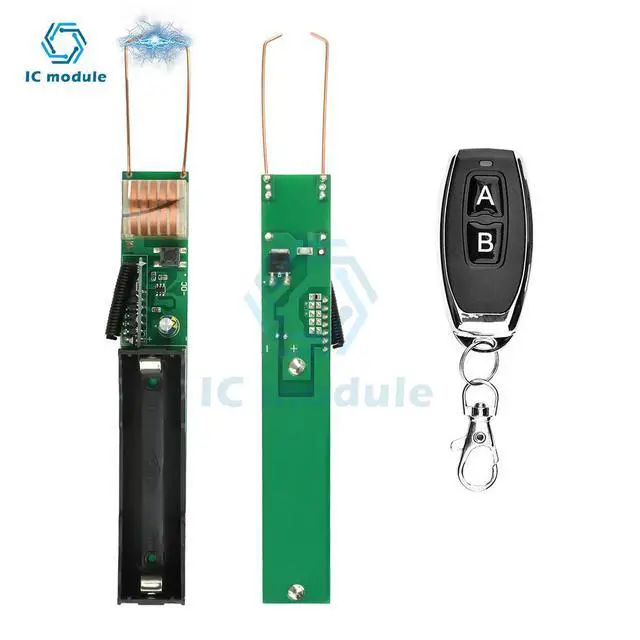 Alt view image 2 of 3 - Remote Control ARC Igniter, High Voltage Generator, Boost Coil, Case, Arc Discharge Module, DC 3.7V