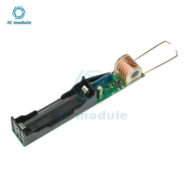 Alt view image 3 of 3 - Remote Control ARC Igniter, High Voltage Generator, Boost Coil, Case, Arc Discharge Module, DC 3.7V