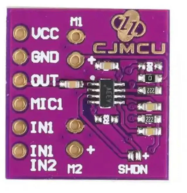 Main image of CJMCU-9813 MAX9813H Microphone Microphone Amplifier Fixed Gain Integrated Bias Module