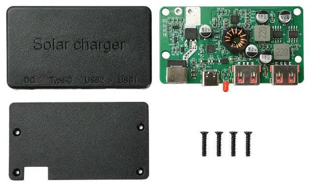 Main image of Solar Voltage Stabilizer PD 100W Type C Dual USB QC3.0 Charging Box DIY Electronic Module For 12V And Laptop