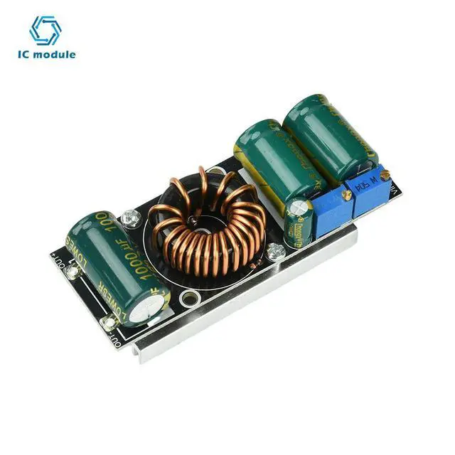 Alt view image 3 of 3 - 300W Adjustable Step-Down Module DC 17-100V to 3-50V Output 20A High Current Constant Voltage and Current Power Converter