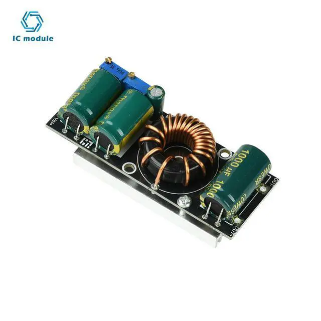 Alt view image 2 of 3 - 300W Adjustable Step-Down Module DC 17-100V to 3-50V Output 20A High Current Constant Voltage and Current Power Converter