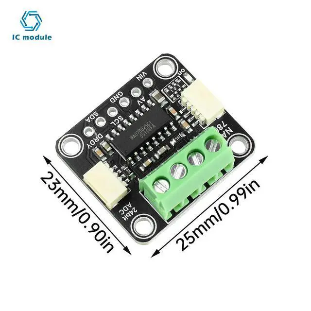 Alt view image 2 of 3 - NAU7802 High-Precision Adc Module 24 Bit Adc Data Conversion Pressure Module Compatible With STEMMA QT/Qwiic