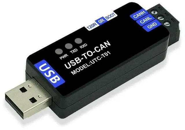Main image of Industrial-grade USB to CAN adapter, analyzer, converter, transparent transmission, CANable, open-source module, PCAN tool