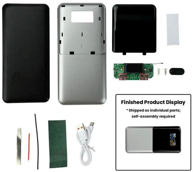 Main image of 2*1260110 Case DIY Kit 22.5W Fast Charging Power Bank Box PD QC Quick Charge Module Shell not included