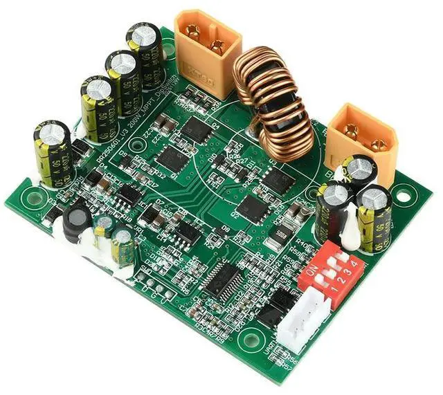 Main image of 100W MPPT Solar Controller for 12V/24V Energy Systems with DIP Switch for Voltage & String Count Selection