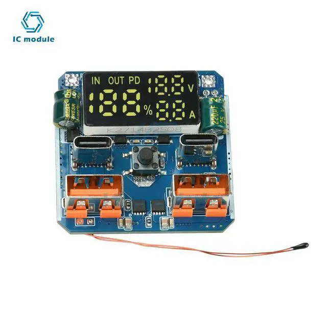 Alt view image 2 of 3 - 4S PD 100W Bidirectional Buck-Boost Module - 20V 5A High-Power Lithium Charger/Discharger with Fast Charging