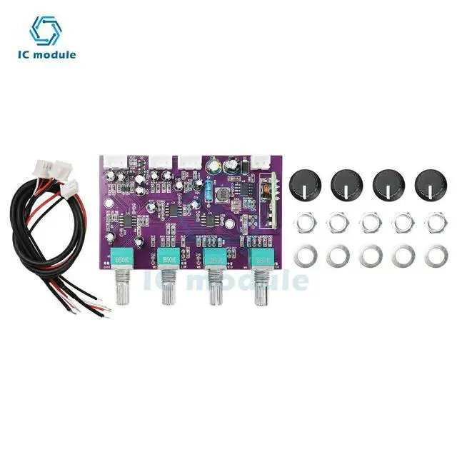 Alt view image 2 of 3 - DC 9-29V TINE5532 Preamp Tone Board Front-End Amplification Board Outdoor Speaker Front-End Tuning Amplification Board