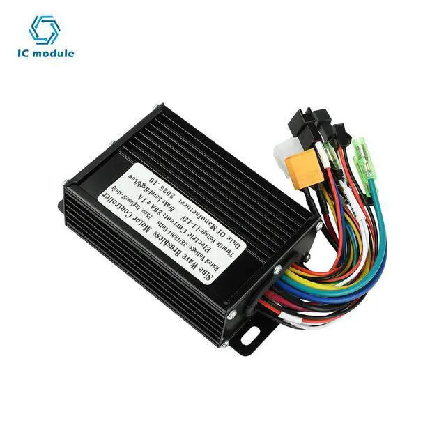 Alt view image 3 of 3 - Electric Bicycle Sine Wave Brushless Motor Controller 36V 48V 64V 750-1500W Module for Eco-Friendly Transportation