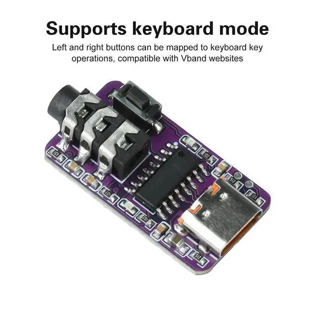 Alt view image 3 of 3 - CW Key Trainer PC+Vband Morse Code Telegraph Trainer Key Connection Type-C Interface Electronic Kit