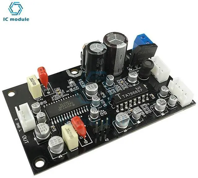 Main image of TA7668 Stereo Tape Recorder Magnetic Head Preamplifier Board With CXA1332 Dolby Noise Reduction Tape Recorder Preamp