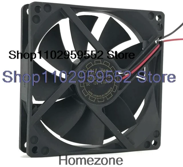 Main image of For Yate Loon 9025 9cm D90SM 12V 0.18A Quiet Chassis Power Cooling Fan Kit
