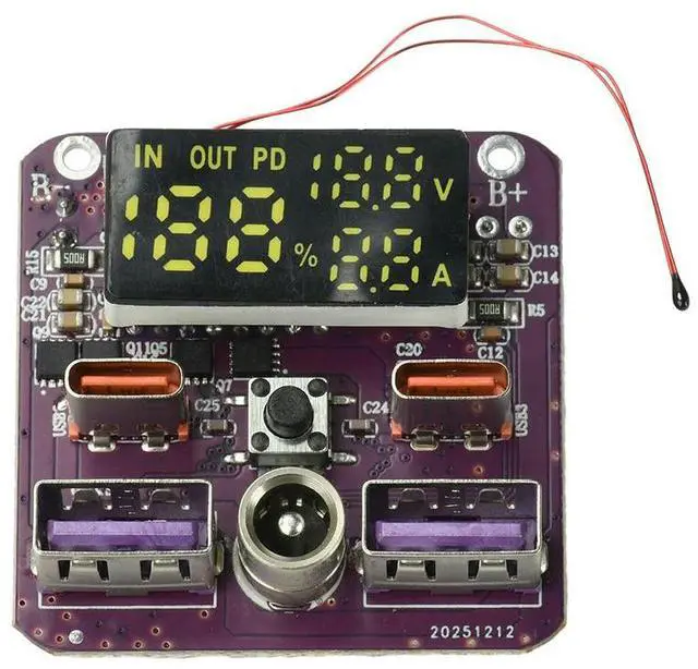 Main image of 4S PD 100W Bidirectional Fast Charging Module for Lithium with DC Port and ligent Protocol Recognition