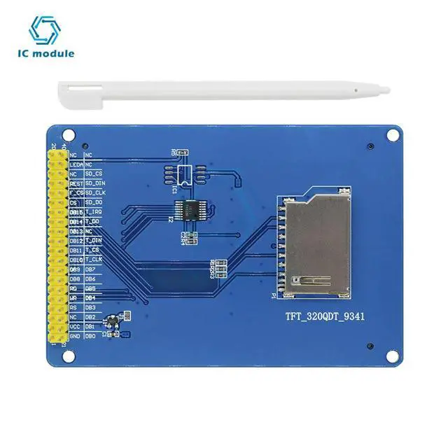 Alt view image 3 of 3 - 3.2 inch 320x240 320*240 TFT LCD Module Display With Touch Screen Controller Panel ILI9341 3.3V-5V