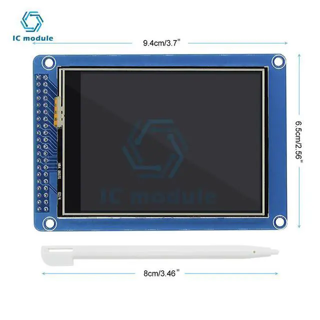 Alt view image 2 of 3 - 3.2 inch 320x240 320*240 TFT LCD Module Display With Touch Screen Controller Panel ILI9341 3.3V-5V