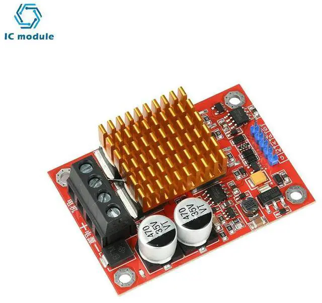 Alt view image 2 of 3 - High-Power H-Bridge Motor Drive Module 30A DC 12-30V Single Channel DC Motor Driver for Robotic Applications