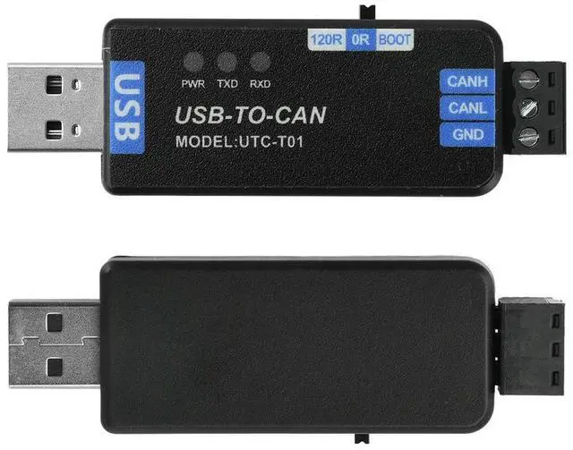 Main image of USB To CAN Adapter Analyzer Firmware Version Support CAN 2.0A Protocol With Baud Rate 5kbps-1Mbps For Network Testing