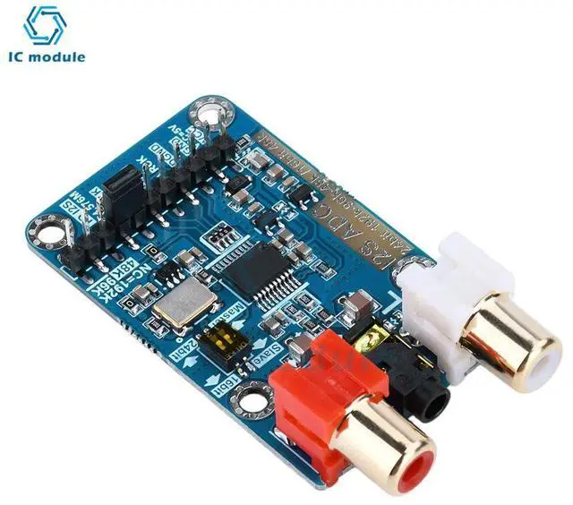 Alt view image 2 of 3 - I2S ADC Audio I2S Capture Card Module Master-Slave Mode Development Board 24BIT 192K 96K 48K