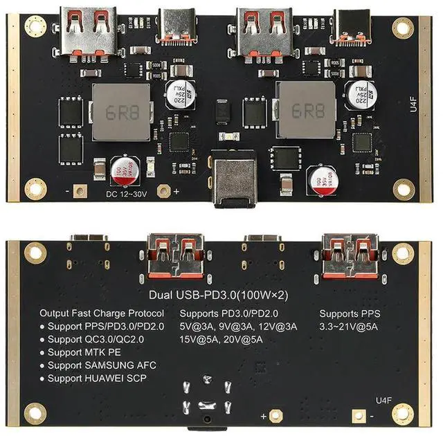 Main image of 100W Fast Charging Module 100W Multi-Protocol ligent Fast Charging Module PD QC SCP AFC VOOC Quick Charger Circuit Board