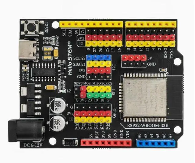 Main image of ESP32 development board WROOM-32E l core board with Bluetooth compatible programming