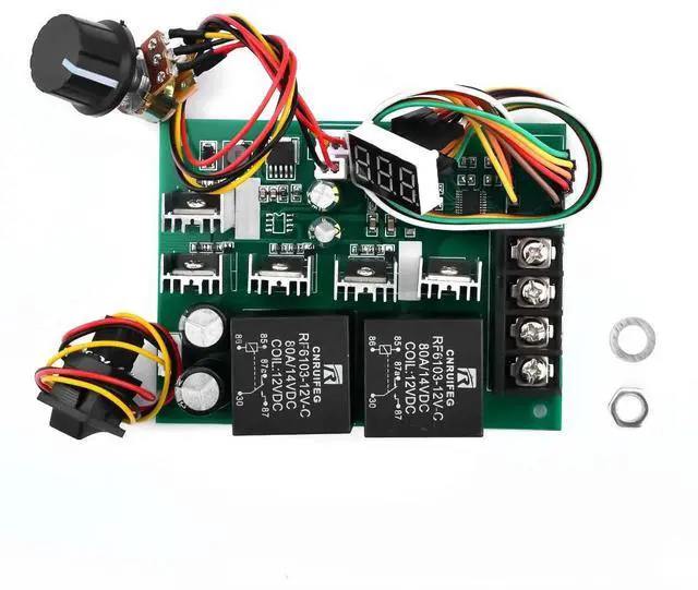 Alt view image 3 of 3 - DC10-50V PWM Speed Electronic 40A DC12V / 24V / 36V/ 48V Brushed Motor Controller Electronic Component Kit