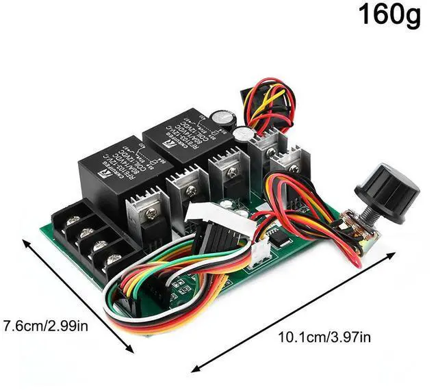 Main image of DC10-50V PWM Speed Electronic 40A DC12V / 24V / 36V/ 48V Brushed Motor Controller Electronic Component Kit
