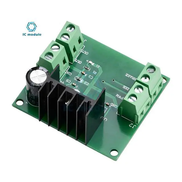 Alt view image 2 of 3 - 3A 75W Single Channel DC Motor Driver Board Motor Driver DC PWM Speed Adjustable Motor Driver Module LMD18200T