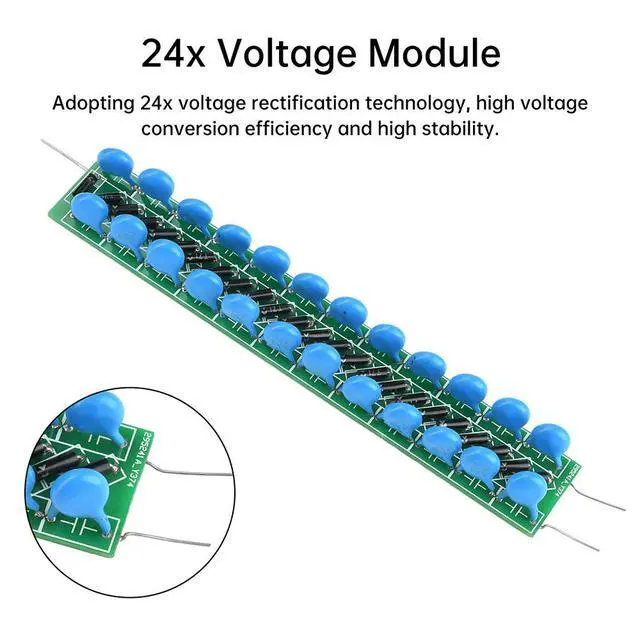 Alt view image 2 of 3 - 60KV Voltage Doubler Rectifying 24 Times Rectifier 60000V High Voltage Power Module for Generator Motor Electronic Kit