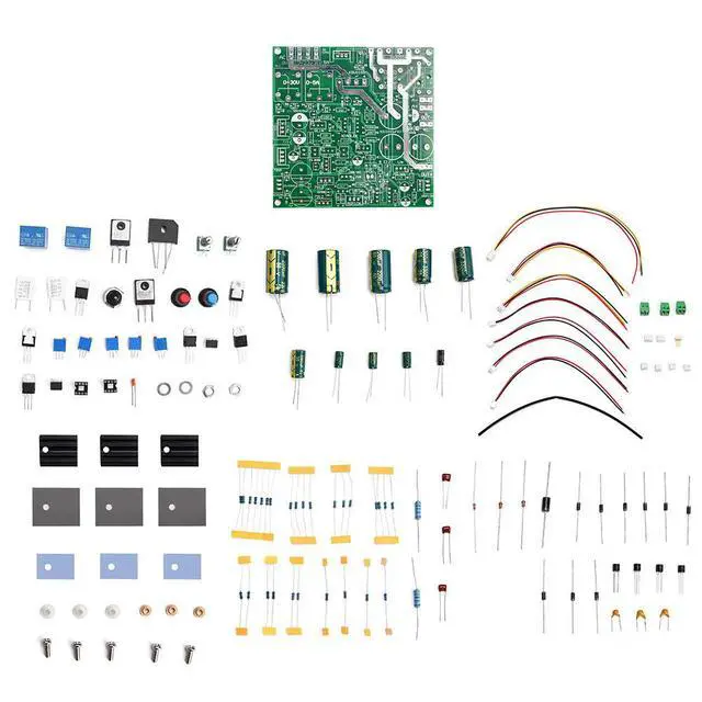 Alt view image 2 of 3 - Adjustable power supply 0-30V 0-5A regulated constant current power supply board learning experimental power board kit module