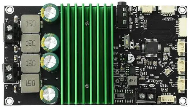 Main image of BT Amplifier Board with Bass Enhancement EQ Adjustment 2X150W Audio Amplifier Module Supports APP Tuning DIY Car Audio Upgrade