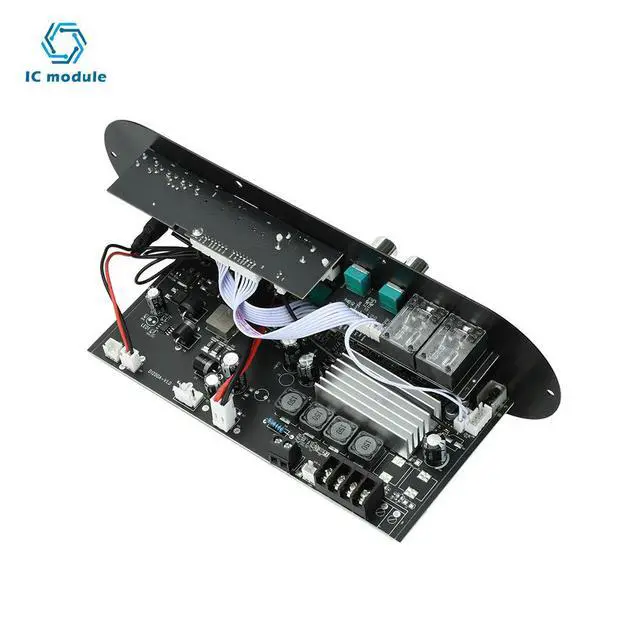 Alt view image 2 of 3 - D1200 High-Power Subwoofer Bluetooth Digital Amplifier Board 50W+50W High Power 2.0 Channel Audio Amplifier Module