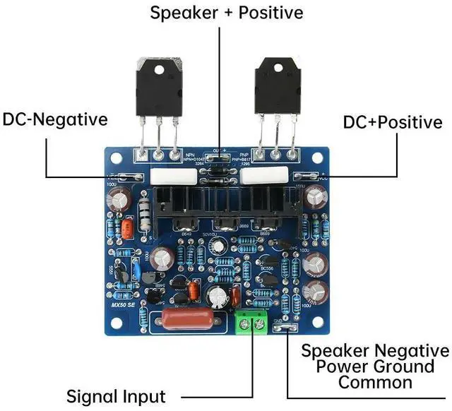 Main image of 100W*2 Dual Channel Digital Audio Amplifier Board HiFi Stereo Amplifier High Power Module Electronic Kit