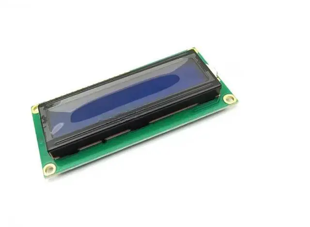 Alt view image 2 of 3 - LCD1602 blue screen with backlight LCD display 1602A-5v blue background white text LCD screen