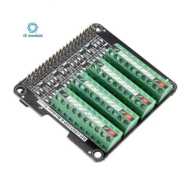 Alt view image 2 of 3 - GPIO terminal expansion board Suitable for Raspberry pi series