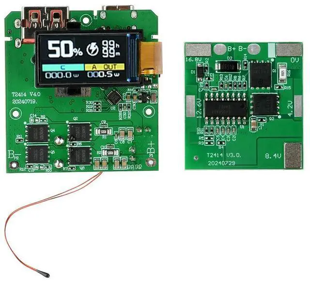 Main image of 100W PD Fast Charging Module 4S Protection Mainboard with TFT Color Screen for Power Bank DIY